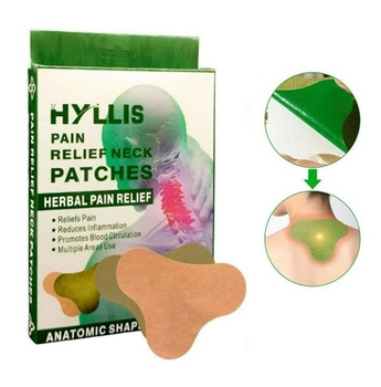 Пластир для зняття болю в Шеї Pain Neck Patches уп 10шт (PNP-10)