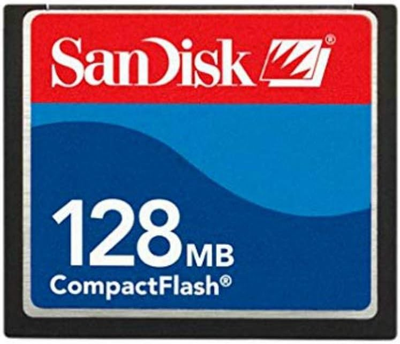 Карта памяти Compact Flash SanDisk CF 128Mb