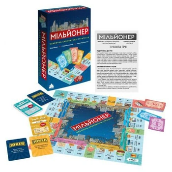 Настольная экономическая игра "Миллионер" (укр) (TS01091996229371)
