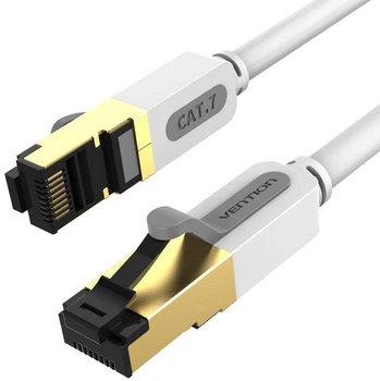 Интернет кабель Vention Cat7 SSTP Ethernet сетевой шнур патч-корд 10 Гбит/с 1 м Gray (YM1635)