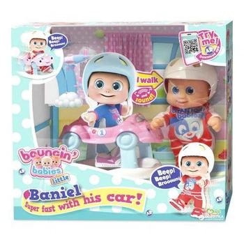 Маленькая кукла-пупс "Bouncinʼ Babies Baniel little" с ходунками (TS271195217758)