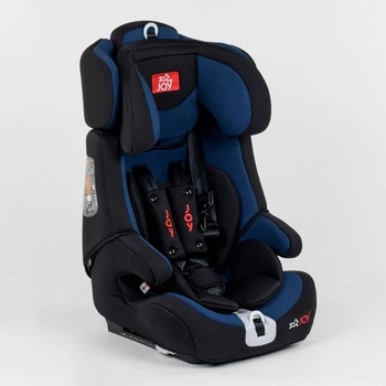 Автокресло детское универсальное Joy Isofix FX-1771 группа 1-2-3 (9-36 кг) Черно-Синий