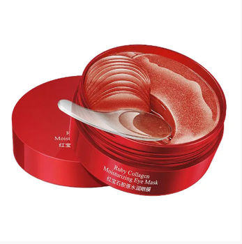 Гідрогелеві патчі під очі з колагеном Venzen Ruby Collagen Moisturizing Eye Mask, 60 шт
