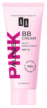 BB krem AA aloes pink BB cream multinawilżający 02 medium 30 ml (5900116088587)