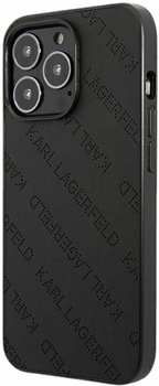 Etui CG Mobile Karl Lagerfeld Perforated Allover do Apple iPhone 13/13 Pro Czarny (3666339049546)