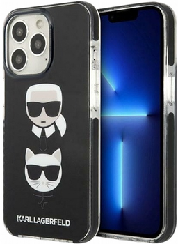 Панель CG Mobile Karl Lagerfeld Karl Head для Apple iPhone 13/13 Pro Black (3666339048662)