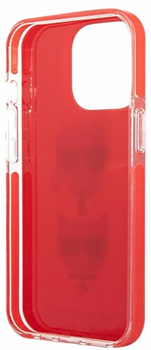 Панель CG Mobile Karl Lagerfeld Karl&Choupette Head для Apple iPhone 13/13 Pro Red (3666339048709)