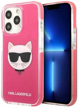 Etui CG Mobile Karl Lagerfeld Choupette Head do Apple iPhone 13/13 Pro Fuksja (3666339048549)