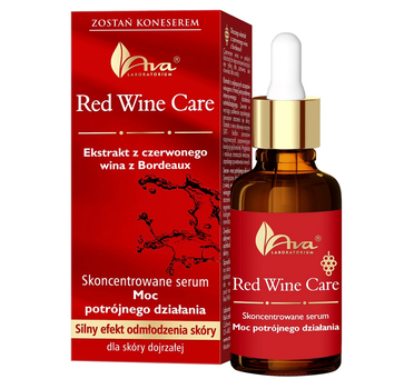 Serum skoncentrowane Ava Laboratorium Red Wine Care do skóry dojrzałej 30 ml (5906323007014)