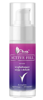 Serum wygładzające szyję i dekolt Ava Laboratorium Active Fill 30 ml (5906323009254)