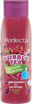 Żel pod prysznic Perfecta Bubble Tea skoncentrowany Wild Cherry Zielona Herbata 400 ml (5900525081315)