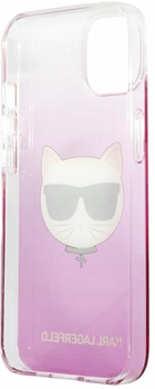 Etui CG Mobile Karl Lagerfeld Choupette Head do Apple iPhone 13 mini Rozowy (3666339027971)