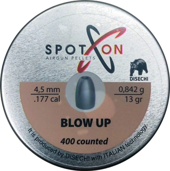 Пули Spoton пневматические Blow Up 4.5 мм 0.842г 400 шт (00-00010310)