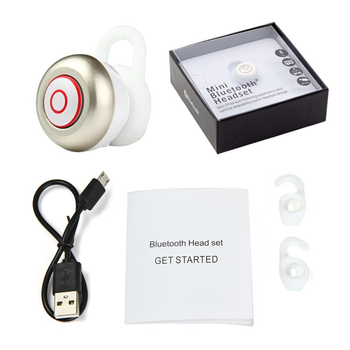 Гарнитура Bluetooth TTech mini 6 gold