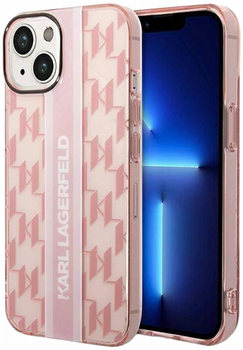 Панель CG Mobile Karl Lagerfeld Mono Vertical Stripe для Apple iPhone 14 Plus Pink (3666339085292)