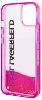Панель CG Mobile Karl Lagerfeld Liquid Glitter Elong для Apple iPhone 14 Plus Pink (3666339091590)