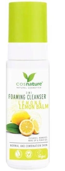 Очищуюча пінка Cosnature Foaming Cleanser 3in1 натуральна з лимоном і мелісою 150 мл (4260370435437)