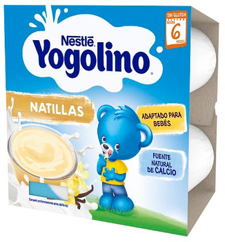 Молочний десерт Nestle Yogolino Natillas Vainilla 4 x 100 г (7613033689635)