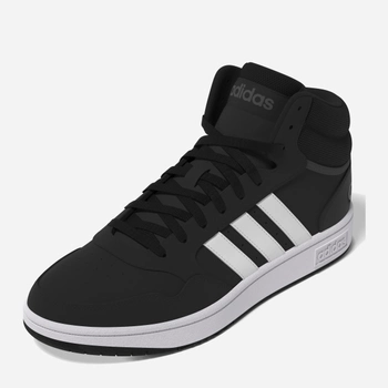 Чоловічі черевики високі Adidas Hoops 3.0 Mid GW3020 43.5 (UK 9) Чорні (4065418428439)