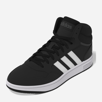 Чоловічі черевики високі Adidas Hoops 3.0 Mid GW3020 42.5 (UK 8.5) Чорні (4065418428521)