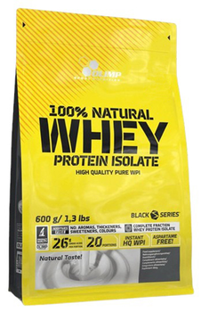 Протеїн Olimp Natural Whey Protein Isolate 600 г Натуральний смак (5901330059384)