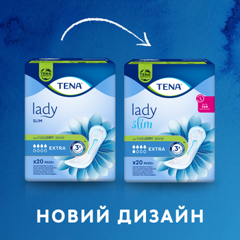 TENA Lady Slim Extra прокладки урологические 20 шт.(7322541451299)