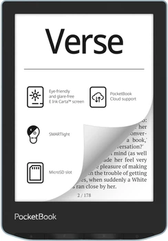 Электронная книга 629 Verse, Bright Blue PocketBook (teh0018729)
