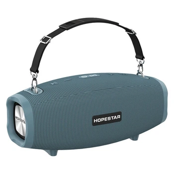 Портативная Беспроводная Bluetooth Колонка Hopestar H41 |BT5.0, 10 Вт, TWS, AUX/TF/USB, 3h, IPX6| Cиний