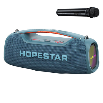 Портативна бездротова Bluetooth колонка Hopestar A60 BT5.1, 100 Вт, TWS, AUX/TF/USB, 8h, IP5X| Синій
