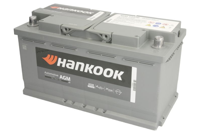 Автомобильный аккумулятор HANKOOK 12В 95Ач/850A (EN) START&STOP AGM (P+ стандарт)