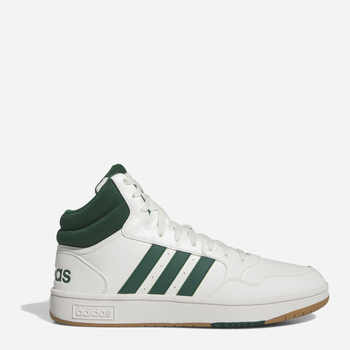 Sneakersy męskie na platformie wysokie Adidas Hoops 3.0 Mid IG5570 45.5 (UK 10.5) Białe (4066756001032)