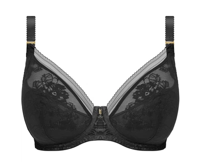 Бюстгальтер Fantasie Fusion Lace 102314BLK фірмовий якісний для великих розмірів 75H Black (889501943647 )