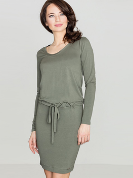 Плаття жіноче Lenitif K334 M Оливково-зелене (5902194326124)