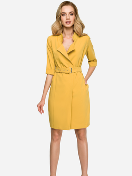 Sukienka damska Stylove S120 XL Żółta (5903068421693)