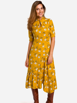 Сукня жіноча Stylove S177 S Жовта (5903068444746)
