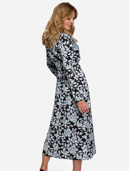 Сукня жіноча Makover K083 S Чорно-біла (5903068496240)