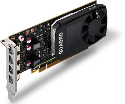 Karta graficzna NVIDIA PCI-Ex Quadro P1000 4GB GDDR5 (128bit) (4 x miniDisplayPort) (4X60N86661)