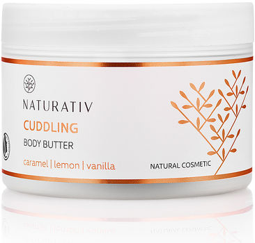 Олія для тіла Naturativ Cuddling Body Butter Карамель Лимон Ваніль обволікаюча 250 мл (5906729772462)