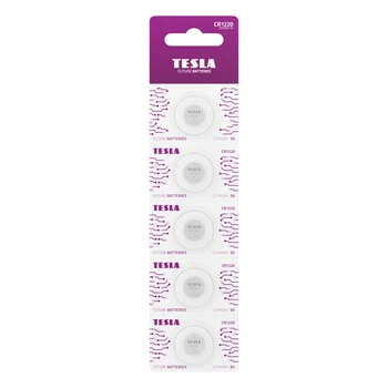 Батарейки Tesla CR 1220 / BLISTER FOIL 5 шт.