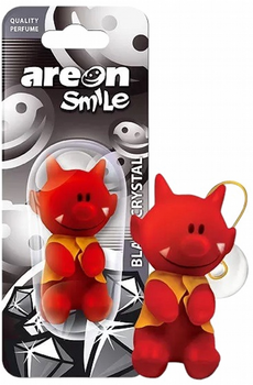 Odświeżacz do samochodu Areon Smile Toy Black Crystal (3800034971362)