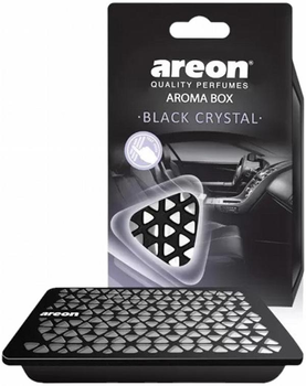 Zapach do samochodu Areon Aroma Box pod fotel Black Crystal (3800034966627)