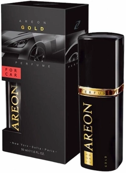 Парфуми для автомобіля Areon Car Perfume Gold spray 50 мл (3800034960397)