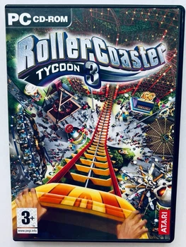 Roller Coaster Tycoon 3, Б/В, англійська версія - диск для PC