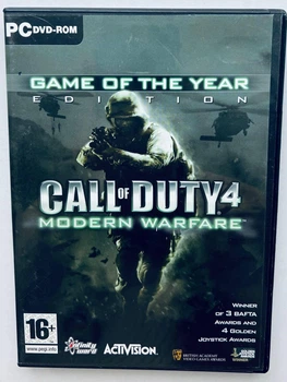 Call of Duty 4 Modern Warfare Game of the Year Edition, Б/У, английская версия - диск для PC