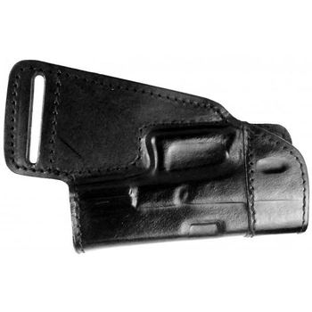 Кобура Медан для Glock 43X поясная кожаная формованная для ношения за спиной ( 1112 Glock 43X)