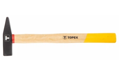 Столярний молоток Topex 300 г дерев'яна рукоятка / квадратний бойок (02A403)
