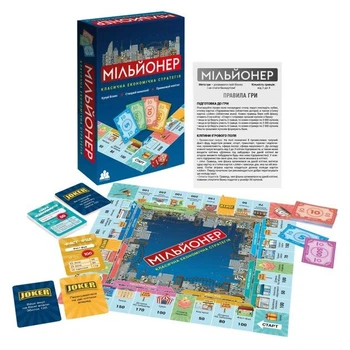 Настольная экономическая игра Миллионер (укр) MIC 2244_C
