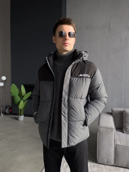 Чоловіча зимова куртка Madiss XL Темно-Сірий M9960 Grey