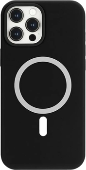Etui Mercury MagSafe Silicone do Apple iPhone 12 Pro Max Black (8809793493844)