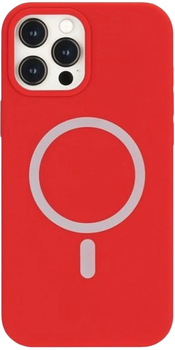 Etui Mercury MagSafe Silicone do Apple iPhone 12 Pro Max Red (8809793493998)